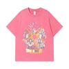 275 GSM Washed T-shirts 100% Cotton Dragon Ball V49 Super Saiyan Print Unisex Heavy Cotton T Shirt
