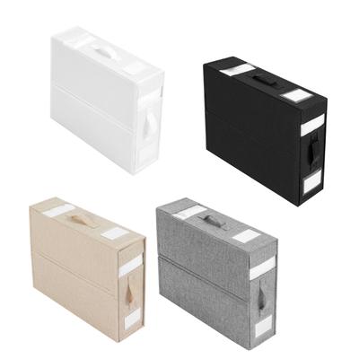 Quilt Bed Bottom Storage Box Fabric Folding Clothes Moisture-Proof Storage Box with Cover Large-Capacity Storage Box