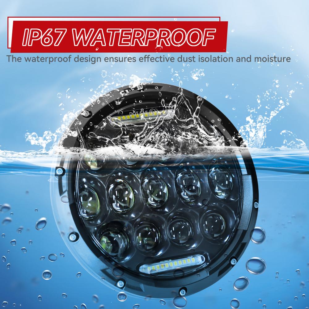 Motorcycle 7 inch LED Headlight for Harley Touring Ultra Classic Electra Street Glide Road King Yamaha Motorcycle Headlamp