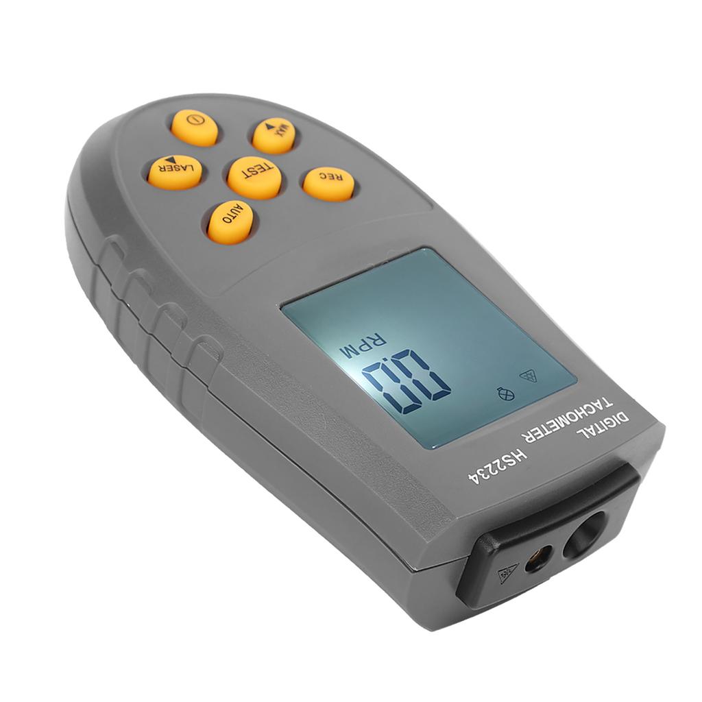 HS2234 Tachometer Non Contact Digital Display Speedometer Digital TachometersBlack