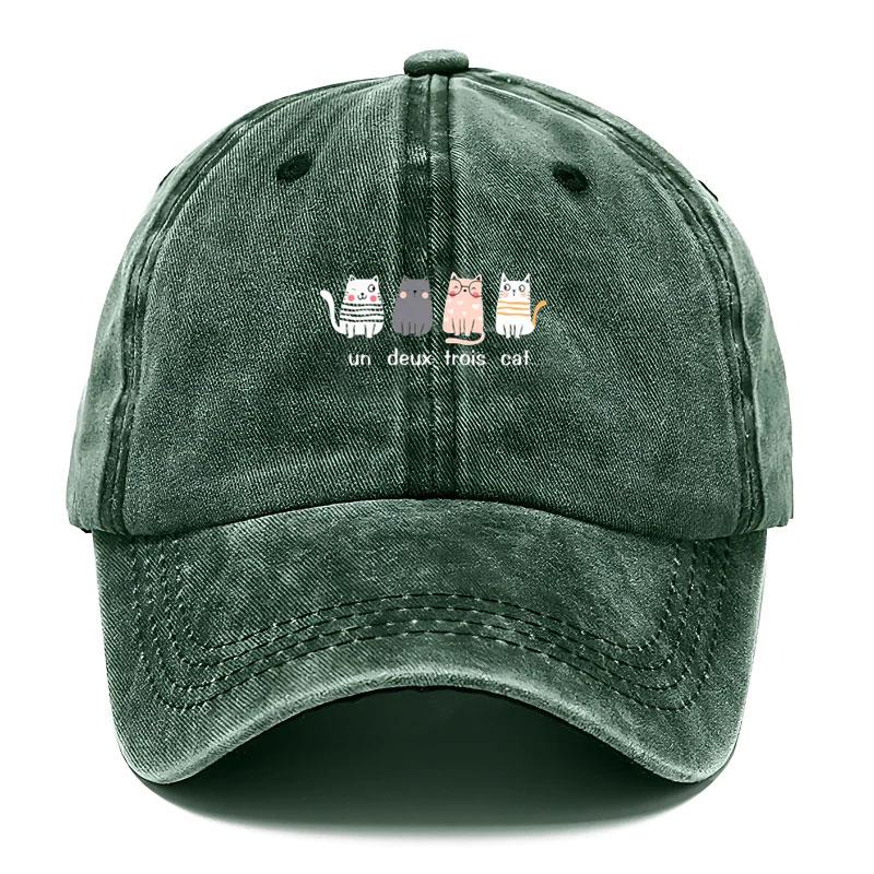 Yiran bag Personaliseer Kittens Vintage Gewassen Katoenen Baseballpet Verstelbare Verweerde Truckerpet Voor Vrouwen Schattige Mode Streetwear Zon Hoed
