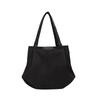 Stylish Large Capacity Canvas Tote Bag For Women In Black White And Khaki Ideal For College Students