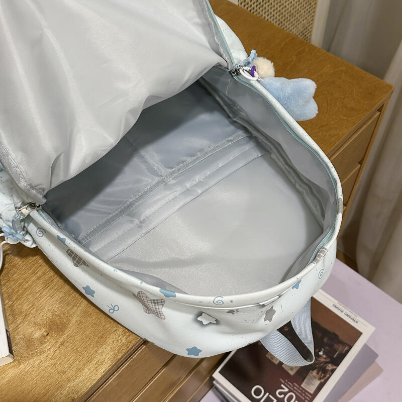 Junior High School Student Schoolbag Women's Large Capacity Waterproof Lightweight Printed Backpack