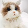 Adjustable Pet Collar Princess Cat Jewelry Exquisite Cat Pearl Necklace  Cat and Dog