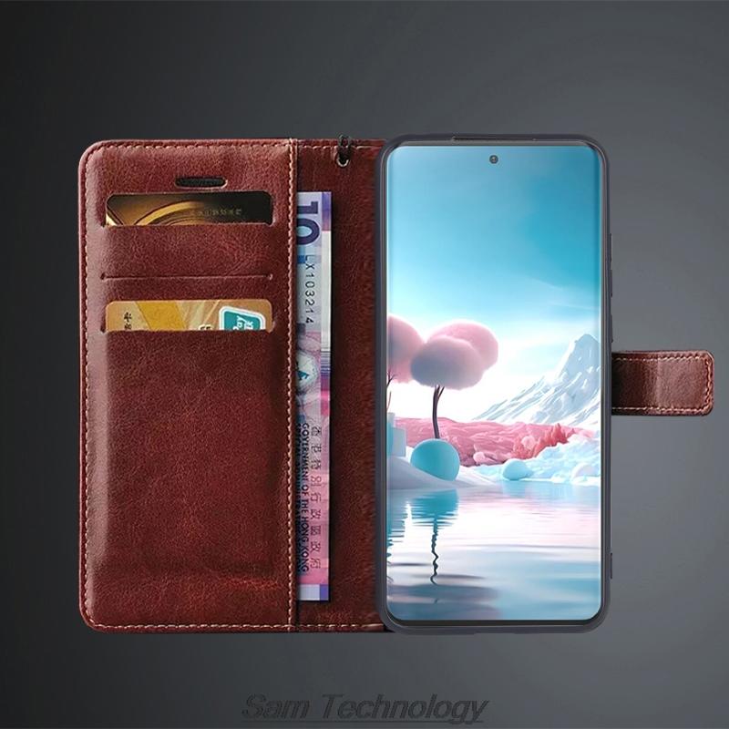 Card Holder Cover Case for Motorola Moto Edge 40 Neo 5G Pu Leather Flip Cover Retro Wallet Phone Case Business Capa Fundas Coque