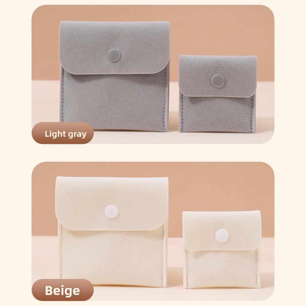 Small Necklace Ring Packing Bag Microfiber Velvet Earrings Organizer  Gifts