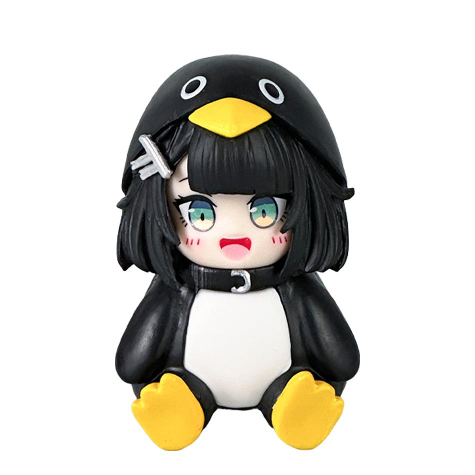 Arknights Endfield Pengmin Figures  Little Cosplay Pengmin Model Anime Collection Desk Display