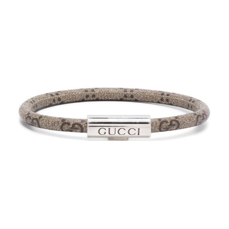 

Gucci Trademark GG Supreme Bracelet Women bracelet Silver YBA7971560010 17