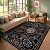 Exquisite Vintage Carpet Mat Rug with Intricate Bird Floral Patterns Luxurious Home Decoration Living Room Bedroom Dining Area