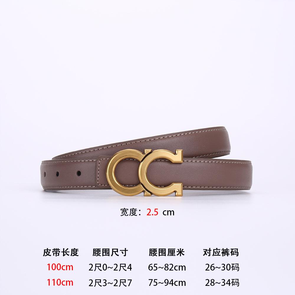 Women'S Belt Women'S Clothing Belt Simple Style Decorative Suit Pants Jeans