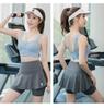Plus Size Women's Yoga Pants, Two-Piece Look, Spring/Summer Fitness, 200 Jin, Slimming & Loose Running Sportswear