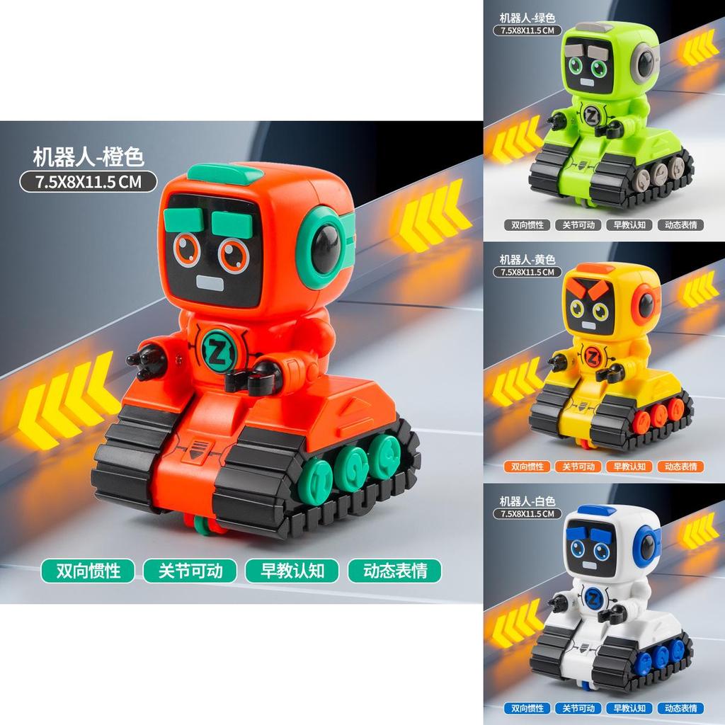 Children Robot Inertia Toy Car With Autonomous Movement For Boys And Girls Learning Play