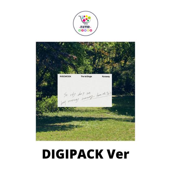 DIGIPACK Ver SUPER JUNIOR RYEOWOOK 1st Single Album Runaway No POB
