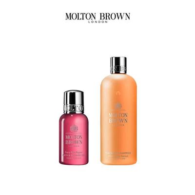 Molton Brown Rosa Pfeffer Duschgel & Ingwer Shampoo Set