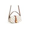 Celine Tabou Monogram Canvas Mini Crossbody Bag Women Bags White 10I592DQ2-01TA