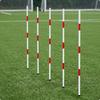 5 Pieces Lightweight Slalom Poles Soccer Training Poles, for Field Marking,