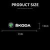 Car Sticker 2026 Hot Car Rearview Mirror Decals Brake Caliper Badge Sticker For Skoda Octavia A5 Superb old Febia Roomster rapid