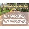 Waschbare Parkverbot Malvorlagen 12 Zoll Hoch Flexibles Silikon Zeichenschablone Für Außenpflastermarkierung
