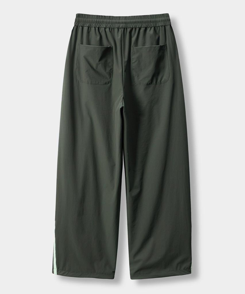 Dimiteulibeullaeg [Summer] Vlad One-Pleat Curved Track Pants_Ripstop 3 Colors