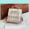 Pu Material Casual Backpack With Inner Phone Pocket For Daily Use