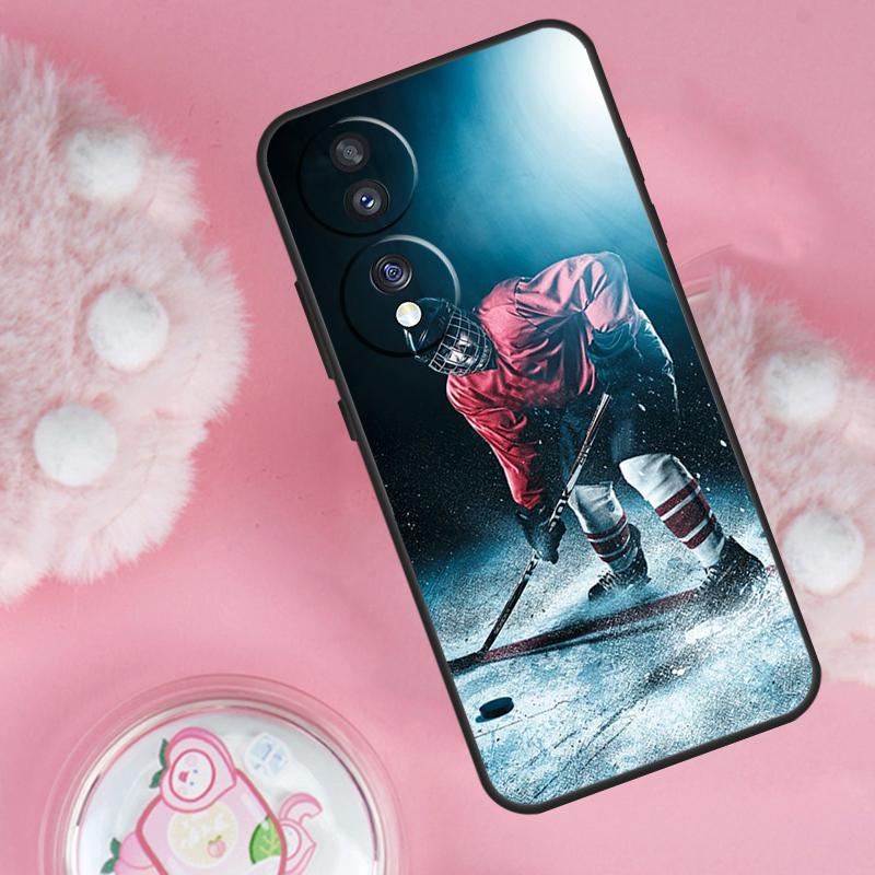 Ice Hockey Rink Case For Honor 200 Pro 50 70 90 Lite X9b X9a X8b X8a X8 X9 X9c Honor Magic 7 6 5 Lite Cover