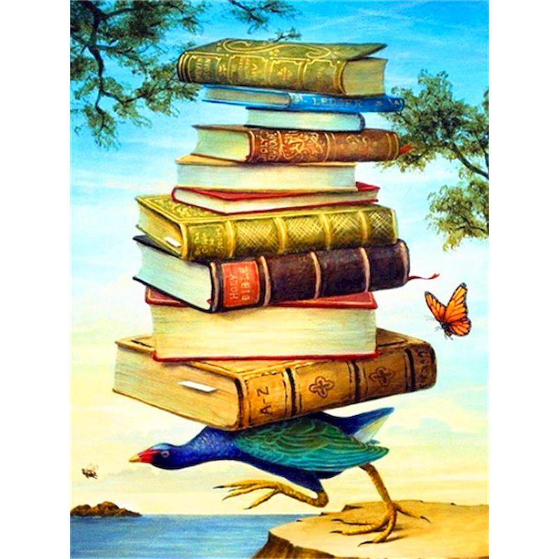 5D Diamond Painting Full Round Book Diy Mosaic Landscape Cross Stitch Diamond Embroidery Painting Kits Home Decor