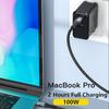 VAORLO 100W Fast Charging Cable Type-C To Type-C Cable For Huawei Xiaomi Quickly 5A Charge USB-C To USB-C Data Cable C-C