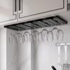Küchenschrank Bohrloser Halter Weinglasregal Multifunktions-Klassifizierung Stielglasbecher Organizer Hängender Halter Ablage