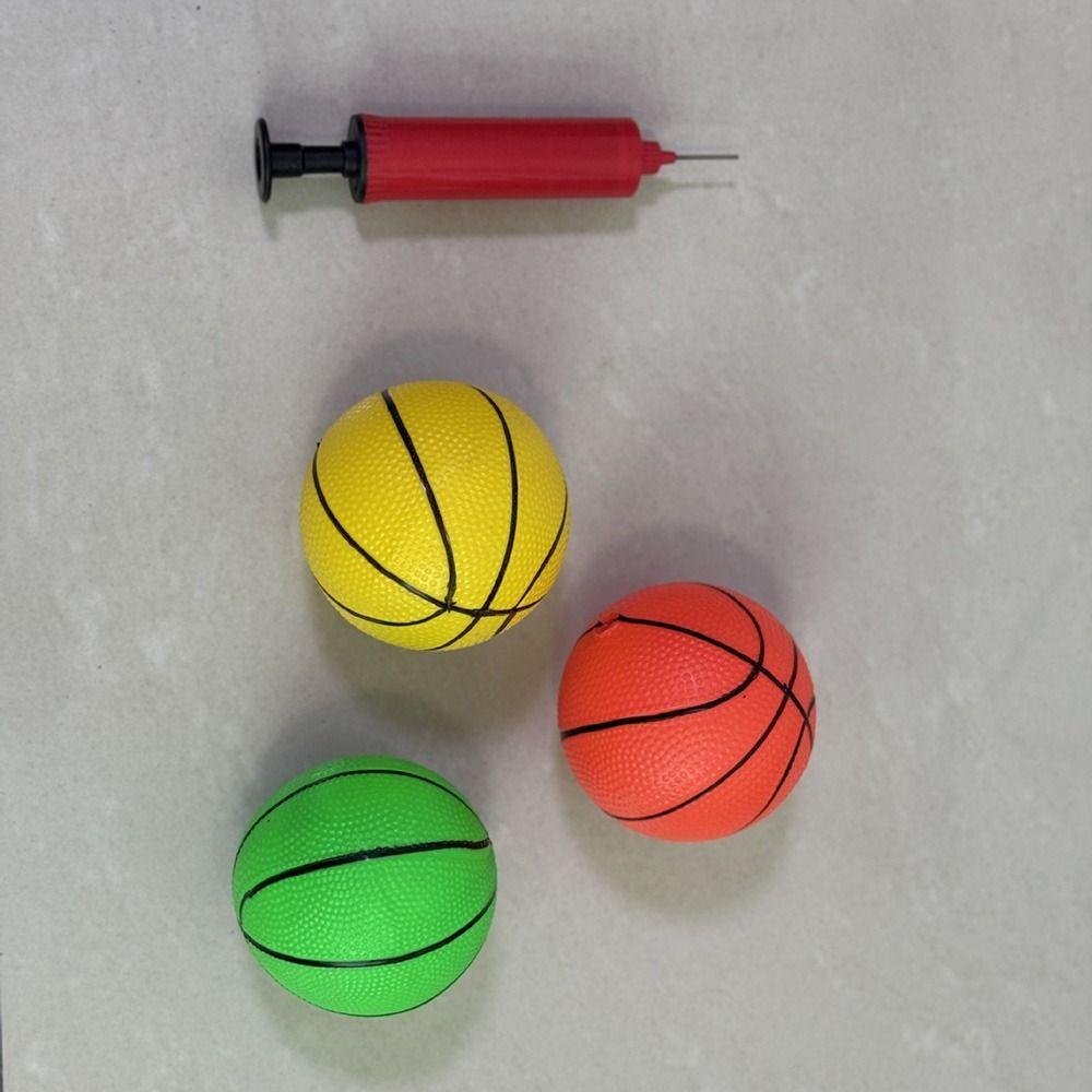 Sammenleggbart Trampoline Basketballkurvsett Multifunksjonelt Basketballkastspill Sportsspill