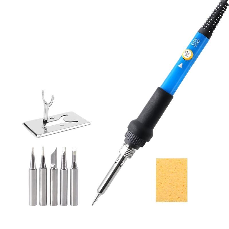 Adjustable Temperature Electric Soldering Iron 110V(US Plug) /220V(EU Plug) 60W Soldering Iron Welding Solder Repair Tool