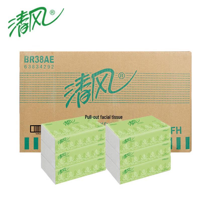 Qingfeng BR38AE 2-Ply Unscented Facial Tissue