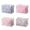 Trendy Floral Print Makeup Bag Multi-functional Large Capacity Toiletry Bag Portable Makeup Pouch Women
