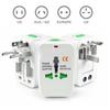 Universal Worldwide Adapter Electric Socket AU UK US EU Plug Adaptor Travel Wall Charger AC Power Option 2 USB Charging Port International Plug Adapto