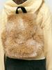 Kirsh Cherry Fur Mini Backpack [Brown]