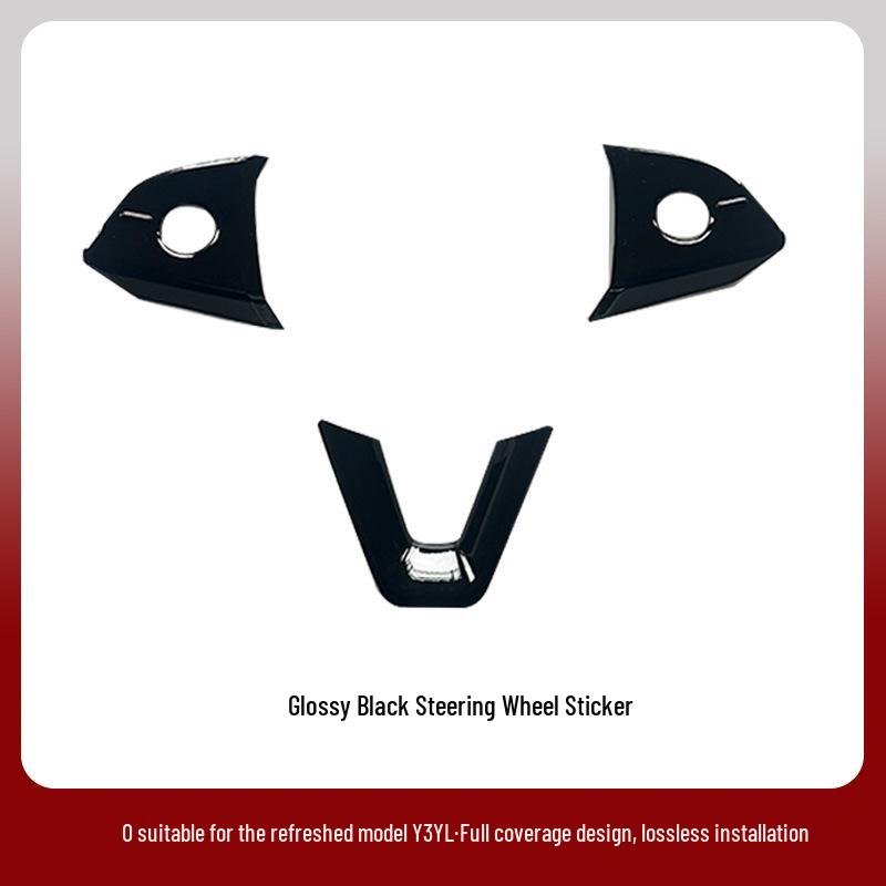 Protective Stickers for Tesla Model Y/3/YL Steering Wheel Buttons - Interior Upgrade