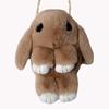 Women's Cute Plush Rabbit Crossbody and Backpack – Versatile and Stylish for Students and Kids