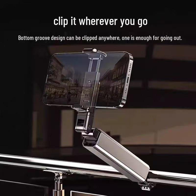 Portable Rotatable Phone Holder for High-Speed Rail and Airplane Travel