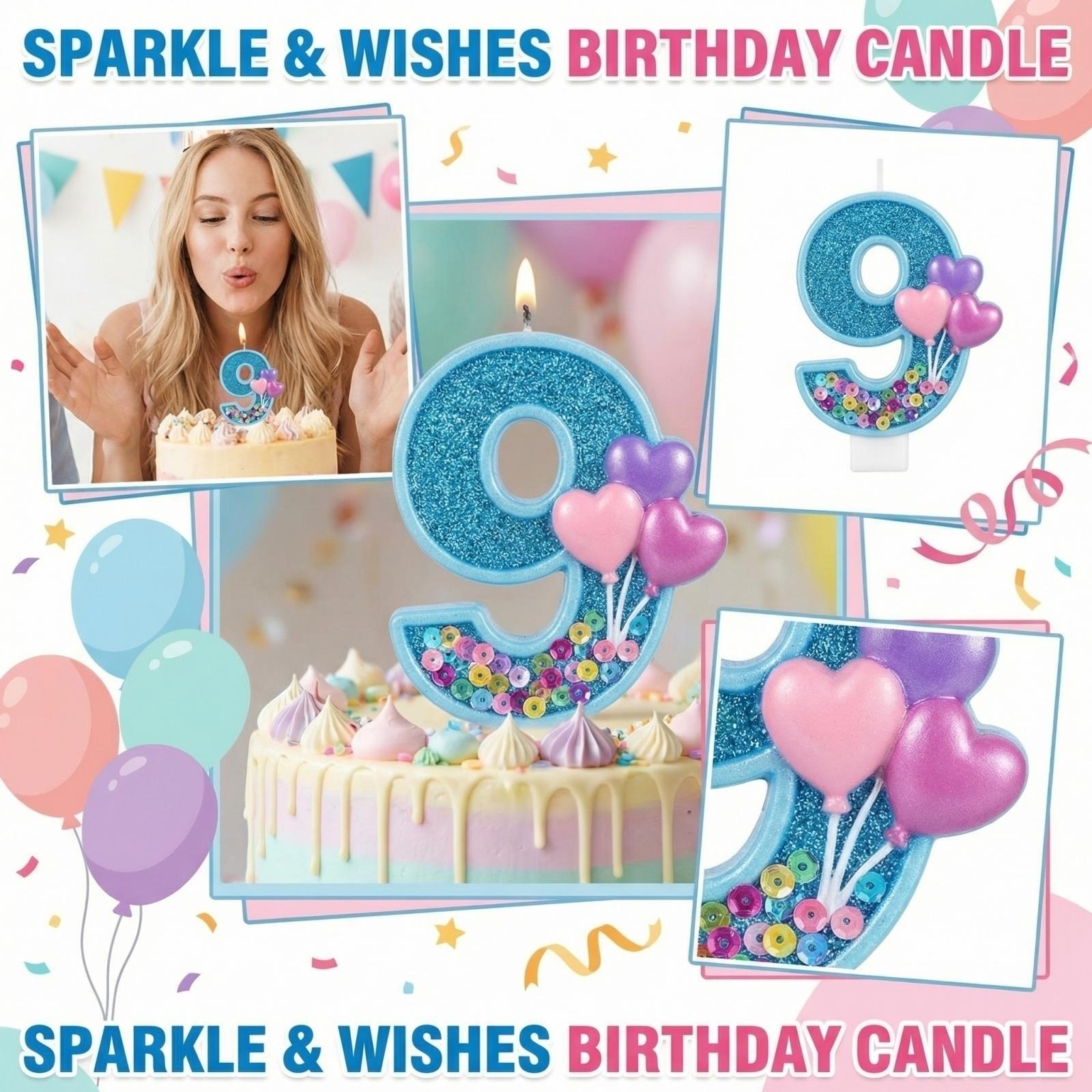 

Creative Cartoon Style Birthday Number Candles Party Decoration Set for Celebrations and Special Occasions Durable and Easy to Use one size