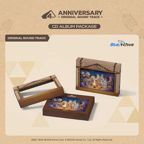 BLUE ARCHIVE 4º ANIVERSARIO OST (CD / KIT Paquete Álbum)