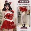 Domila Christmas Dress Female Velvet Dress Pure Lust Sexy Female Live Streaming Host Performance Costume Halloween Stage Costume