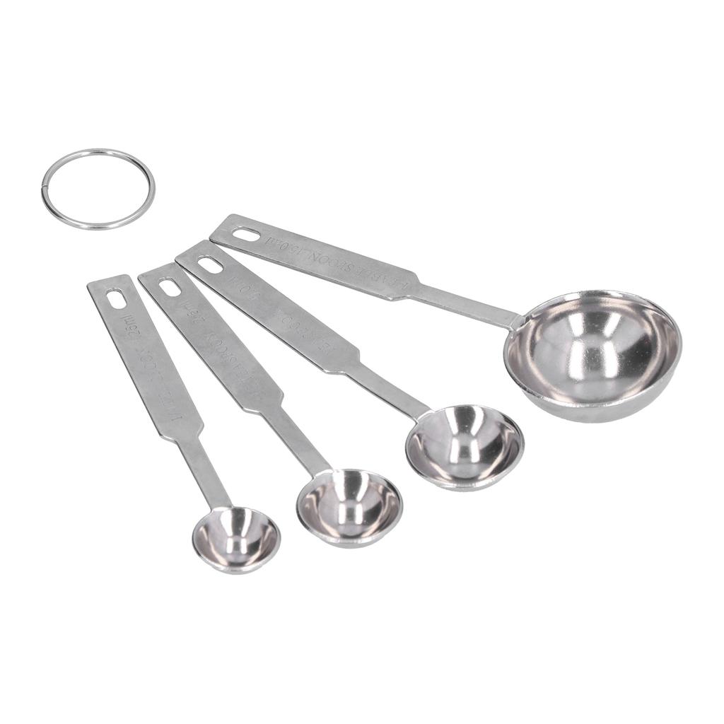 Stainless Steel Measuring Spoon Houehold Coffee Milk Spoon Kitchen Tools for Home4Pcs Set