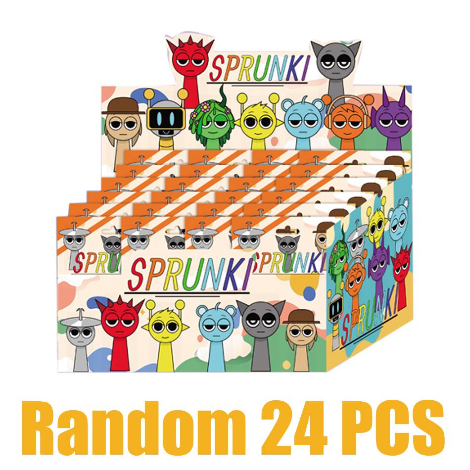 Funny Sprunki Character Models Box PVC Sprunki Game Action & Toy Dolls Character Set Kids Birthday Christmas Gifts