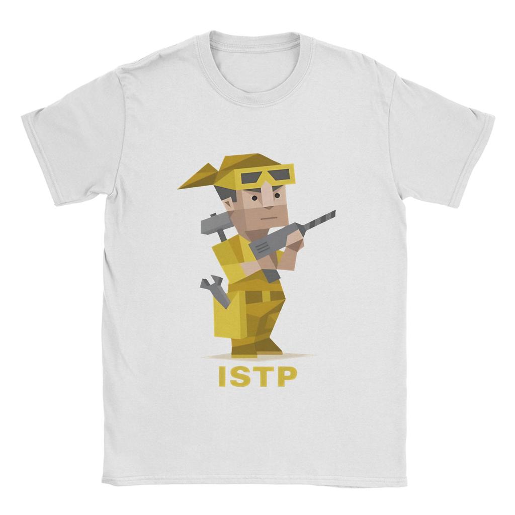 ISTP MBTI Men T Shirts Novelty Tee Shirt Short Sleeve O Neck T-Shirt 100% Cotton Printing Clothing
