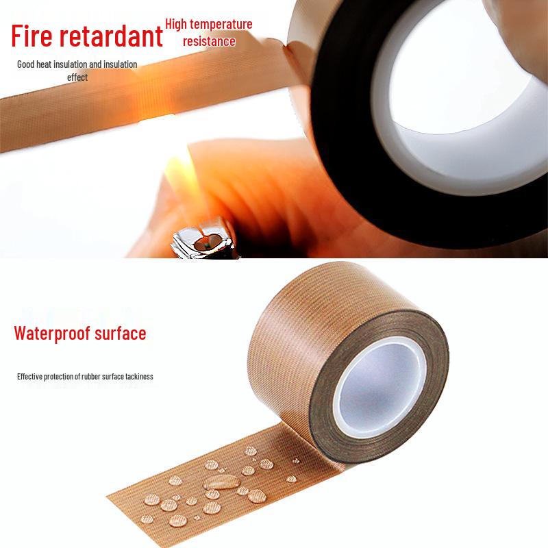 Baoxinda Teflon High-Temperature Resistant Tape - 300°C Heat Insulation, Anti-Scald, Wear-Resistant Electrician Tape for Vacuum Sealing.