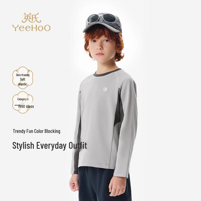 YEEHOO Boys  Casual Sports Long Sleeve T-Shirt 110