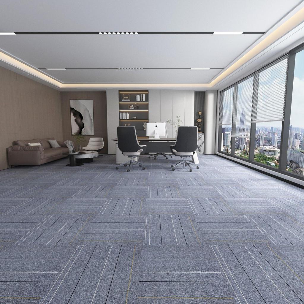 Soundproof Carpet Squares for Offices, Hotels, Billiard Halls, and Conference Rooms