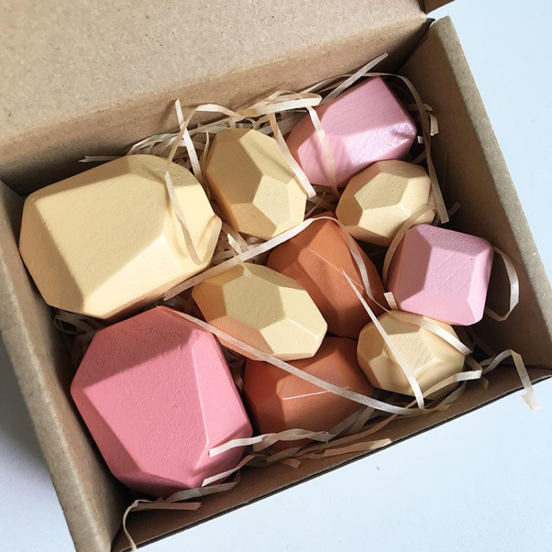 Montessori Stone Stacking Educational Puzzle Blocks for Girls – Early Learning Gift