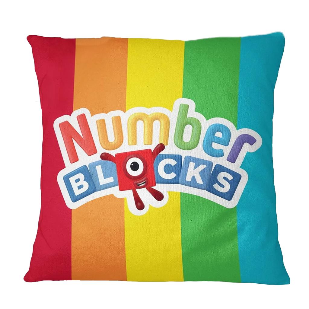 Numberblocks Square Filled Cushion