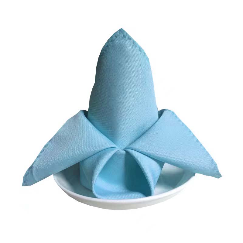 New Style 100% Polyester Visa Hotel Wedding Decorative Table Linen Napkin