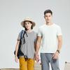 Men's Quick-Dry Ice Silk Stretch T-Shirt: Round Neck, Breathable, Short Sleeve, Sun-Protective, Summer Fitness Running Top.
